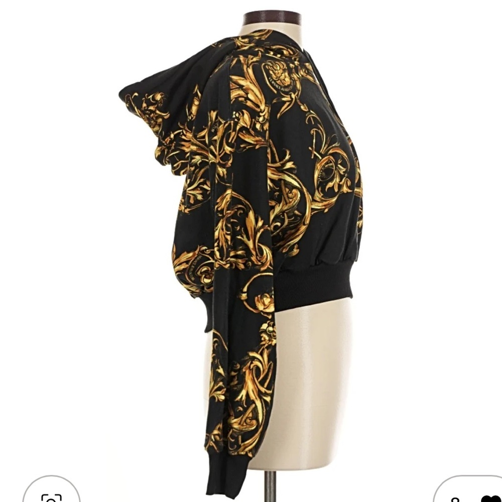 Versace Jeans Couture Baroque Cropped Hoodie – NWT - Picture 4 of 9